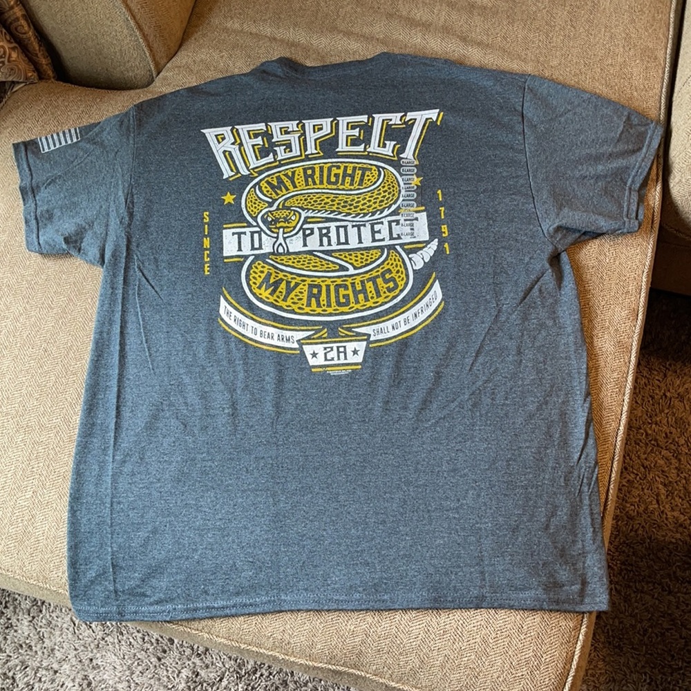 NWT 2nd Amendment rights mens T-shirt Sz XL